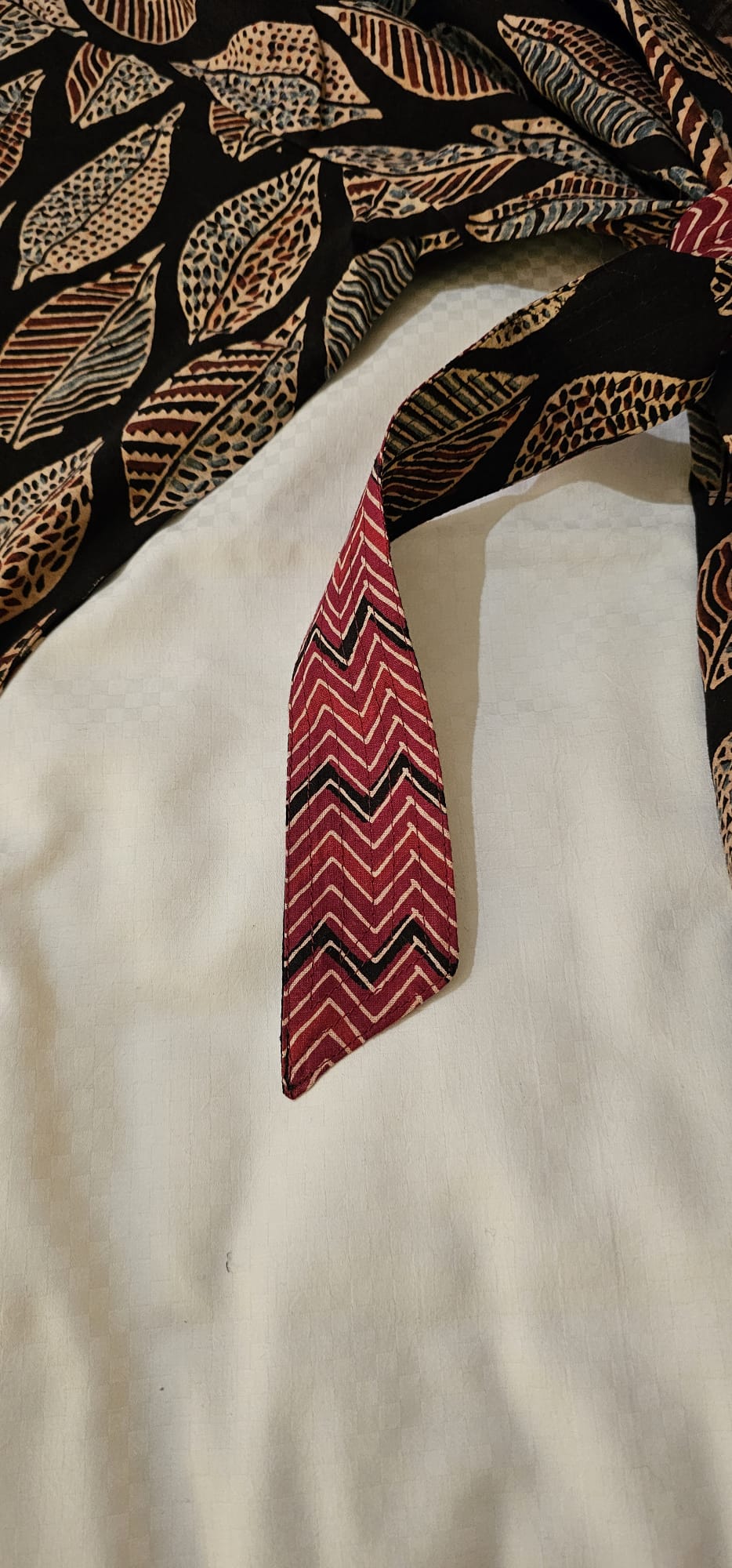 Kimono Oriya - Pure Cotton Robe with Hand-Printed Design