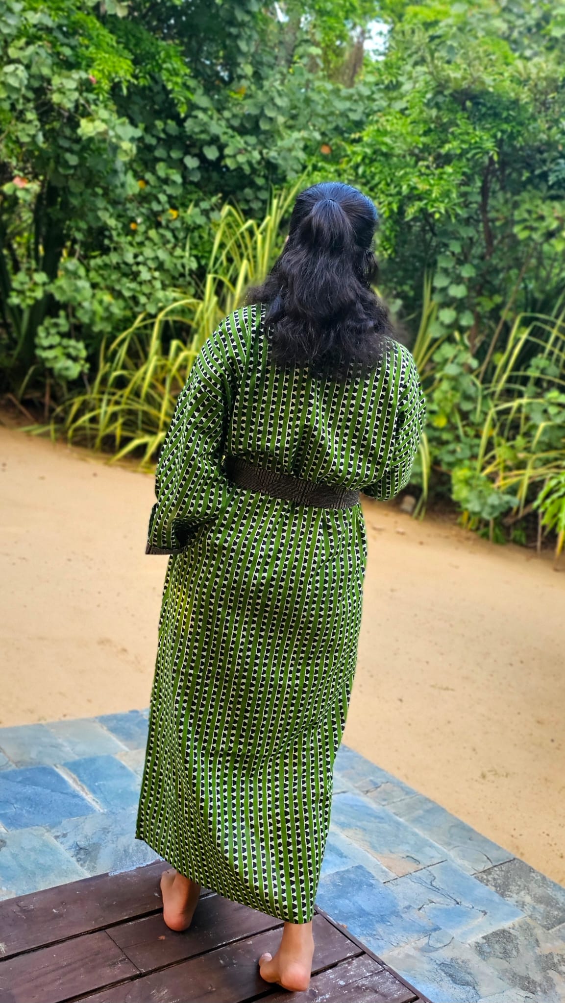 Champs verts de kimono