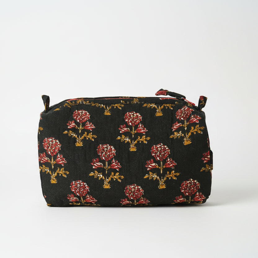 Quilted Beauty Bag Roses