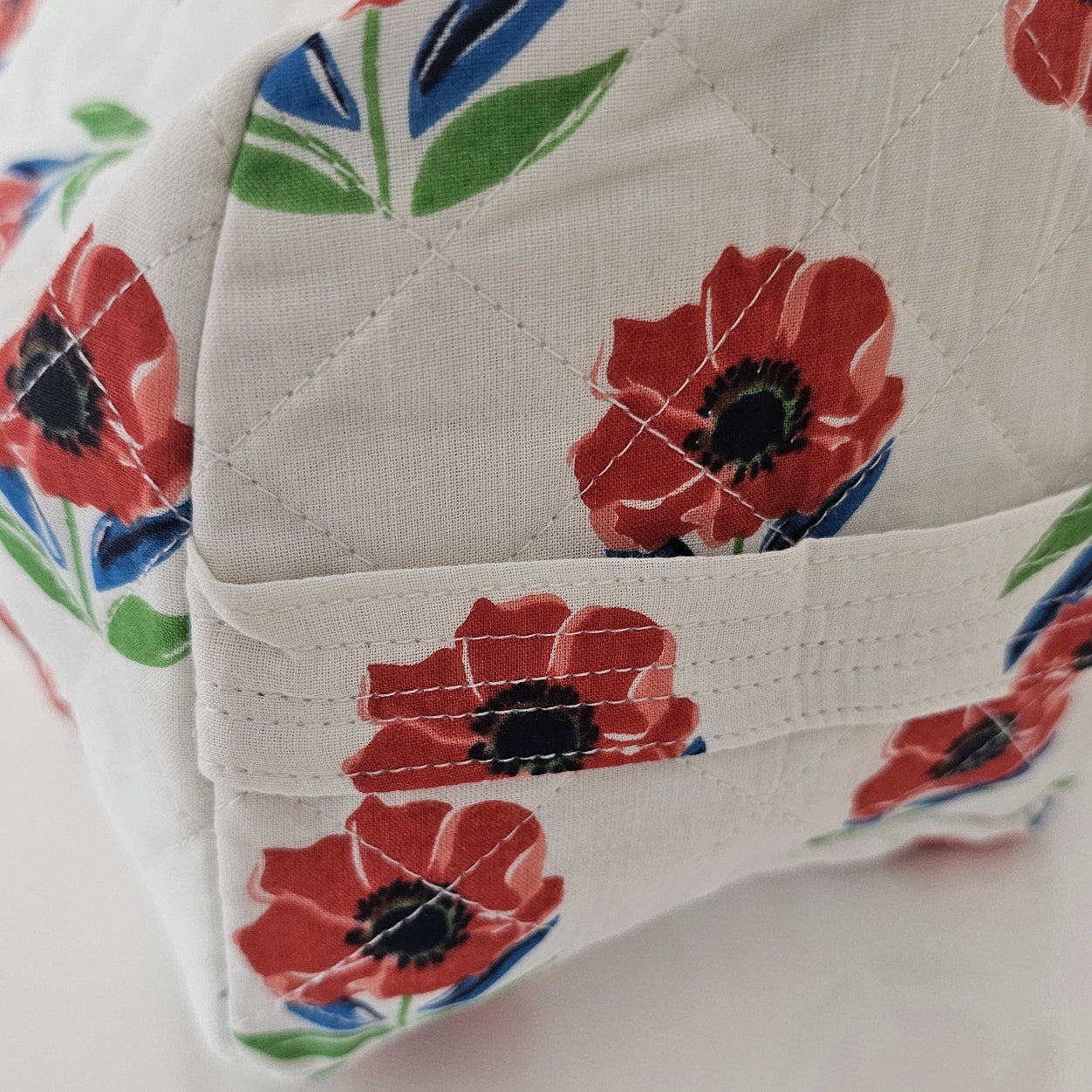Quilted Beauty Bag Poppy