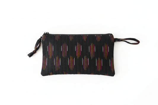 Mini Beauty Bag Ikat Black