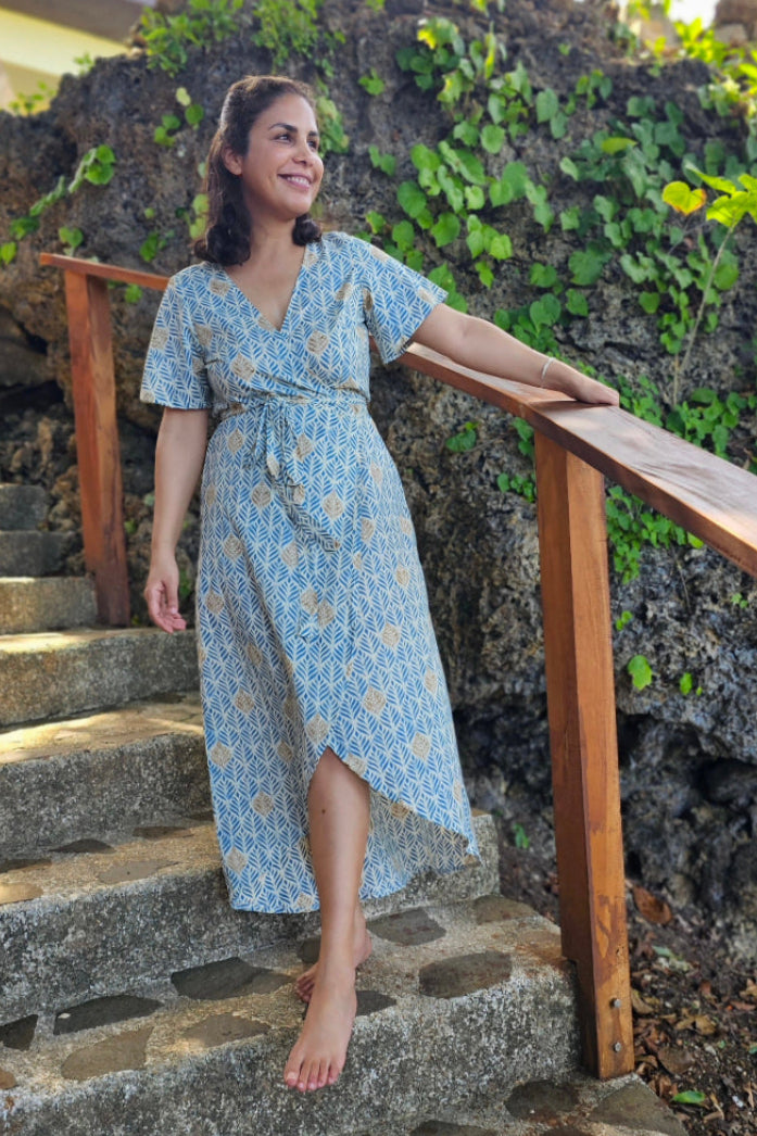 Wrap Dress with pockets