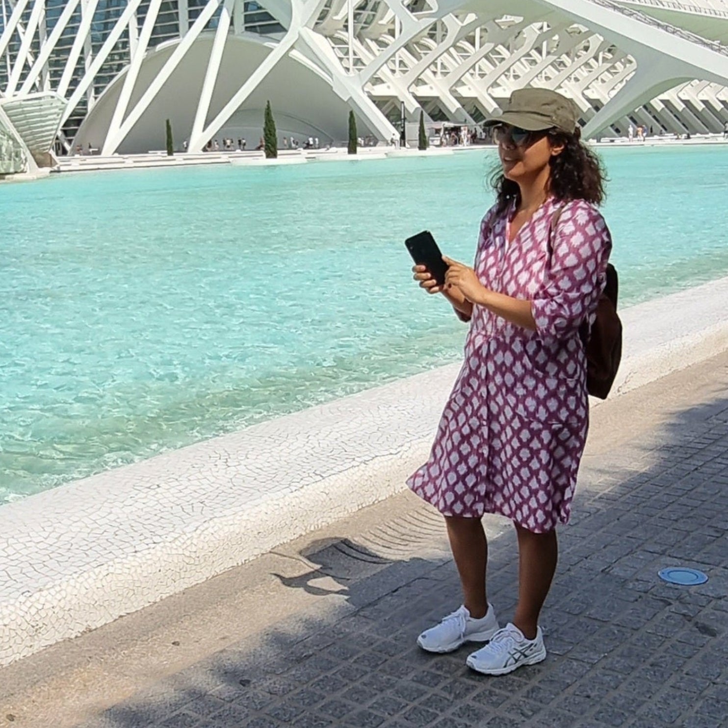 Helen Ikat Dress | Handwoven Cotton Elegance