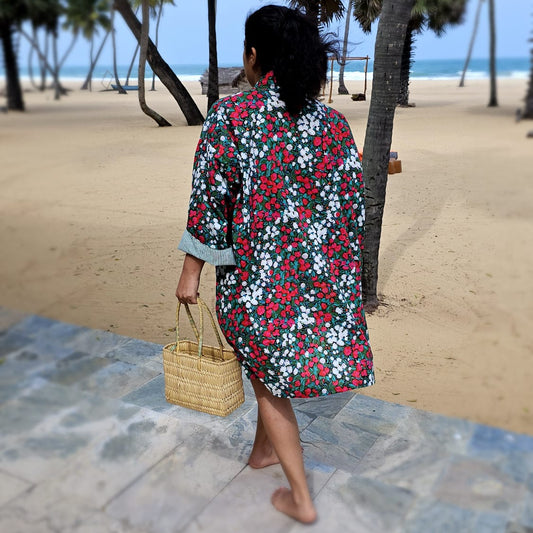 Kimono Bali Mood | Sustainable Cotton Robe