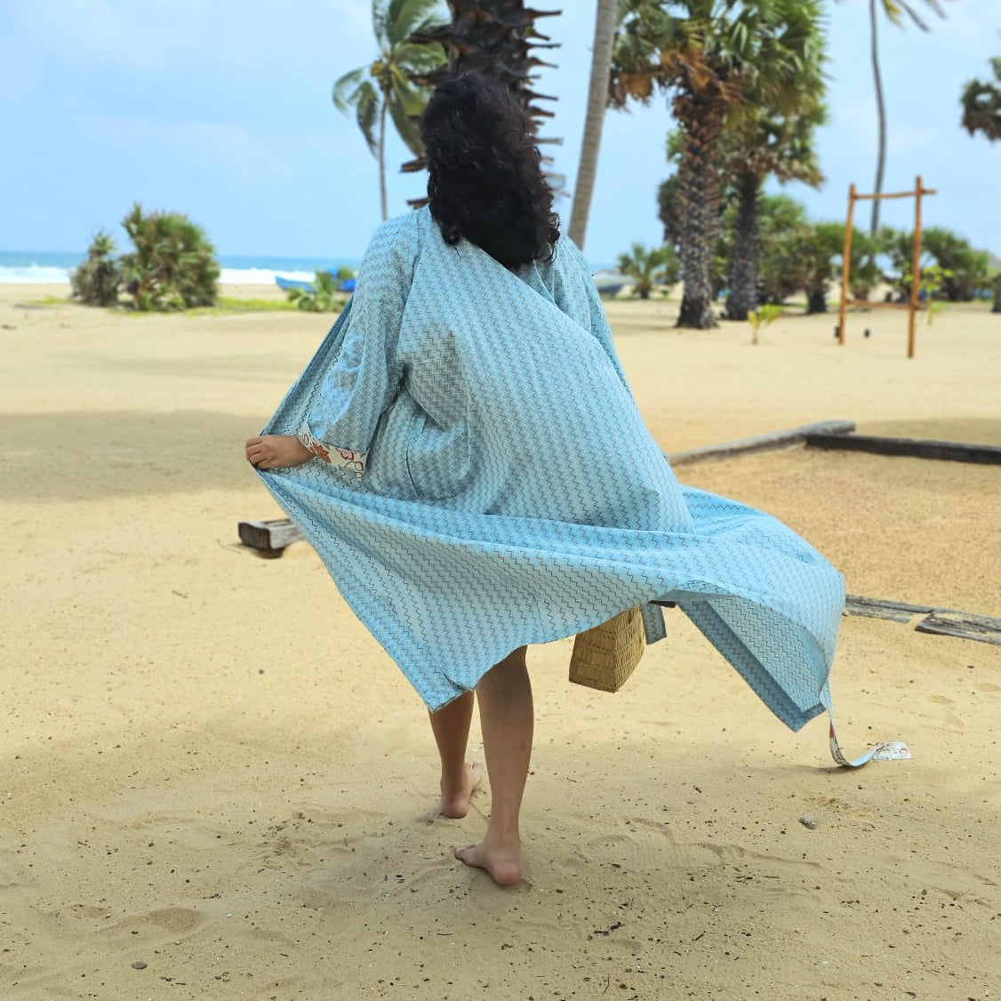 Kimono Linen Wave