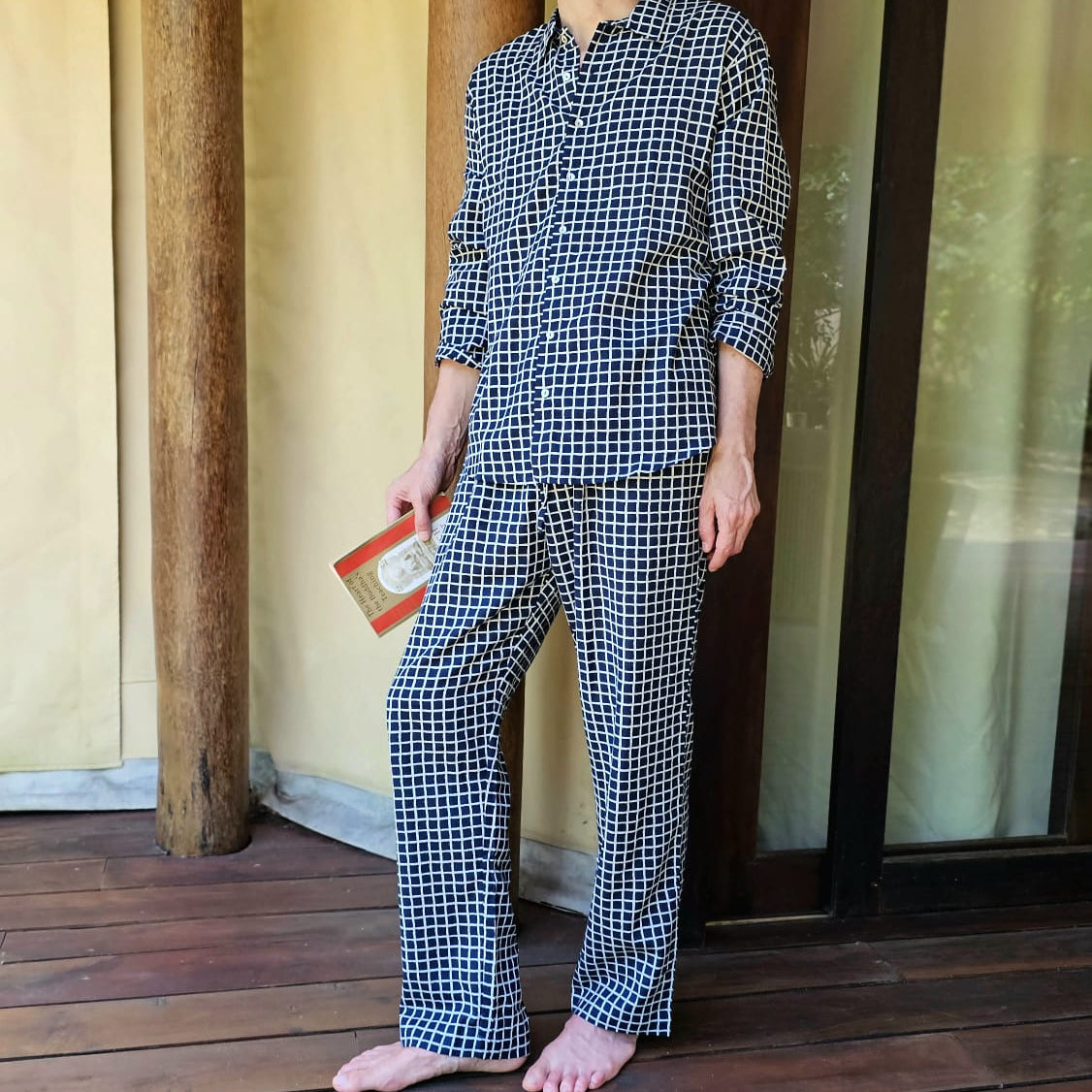 Mens Blue D Pajama