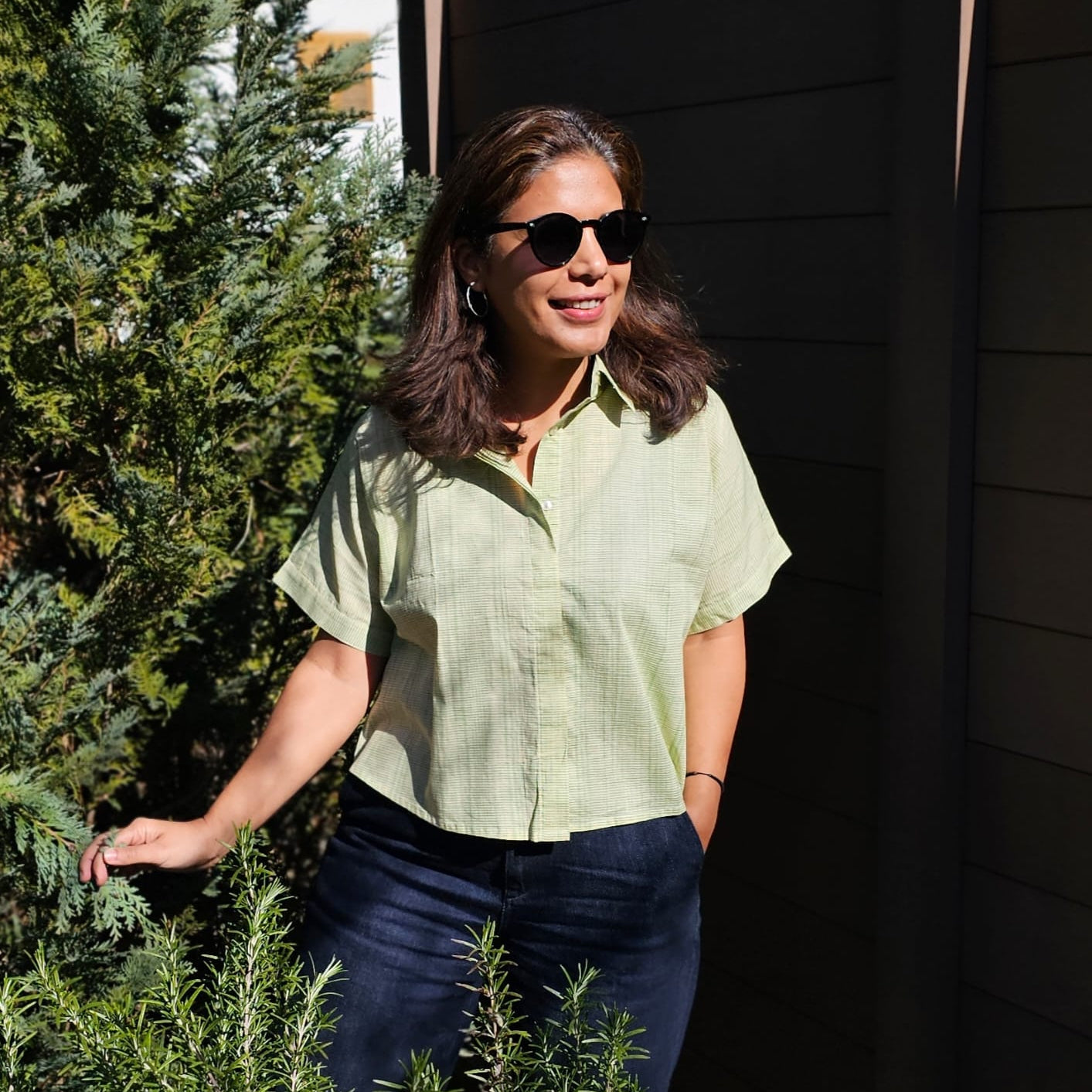 Summer Shirt green pastel