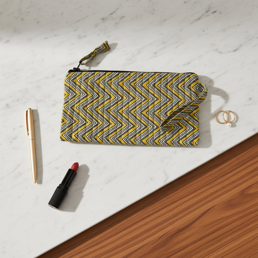Yellow min puch  chevron