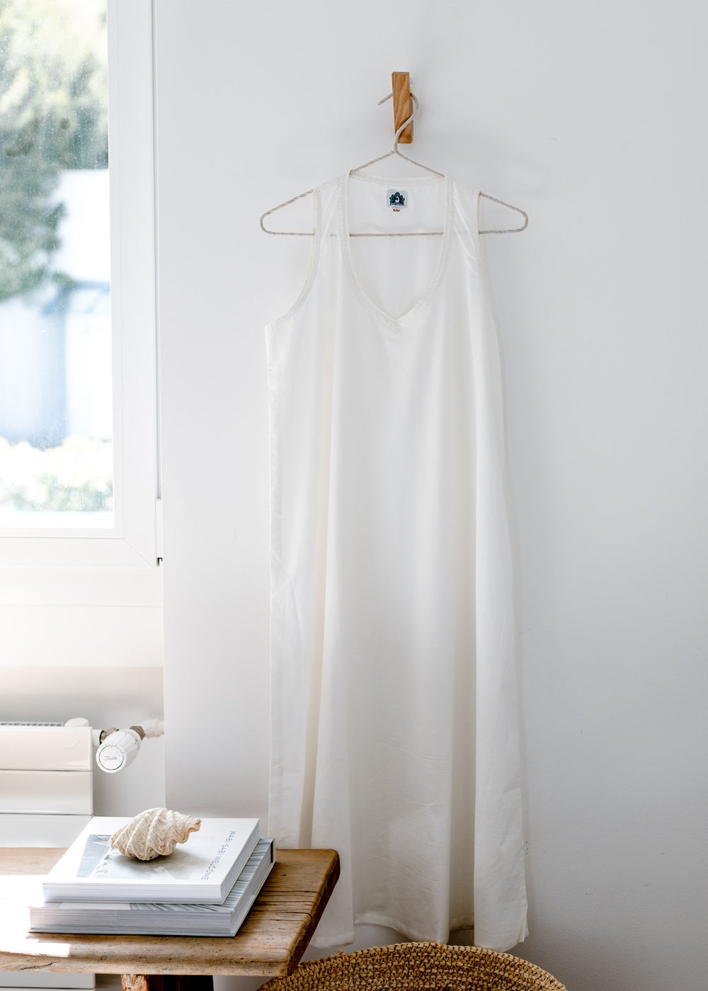 White Slip Dress